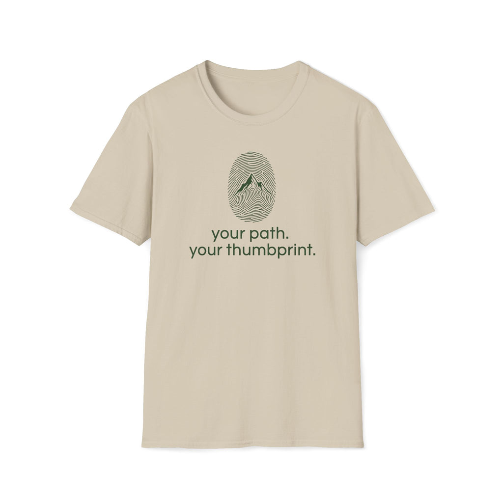 your path your thumbprint. T-Shirt