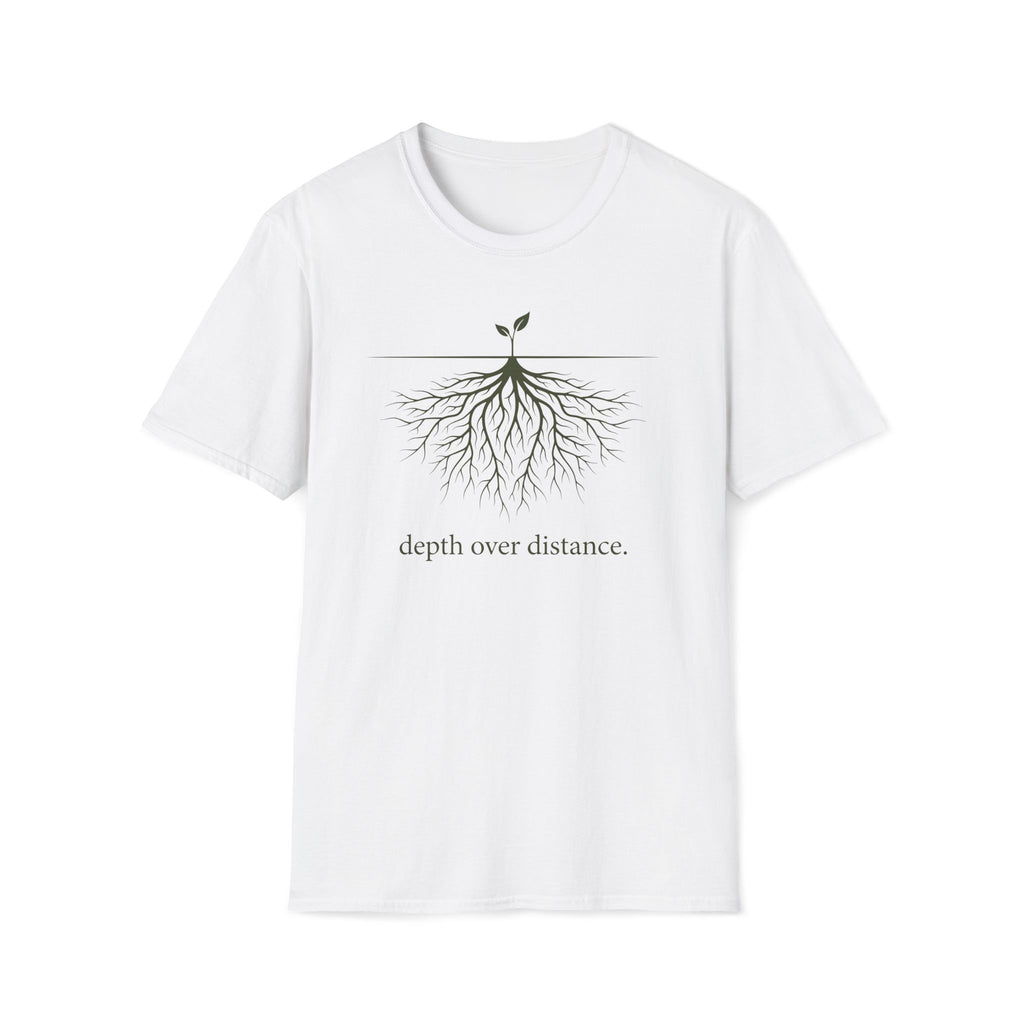 depth over distance. T-Shirt
