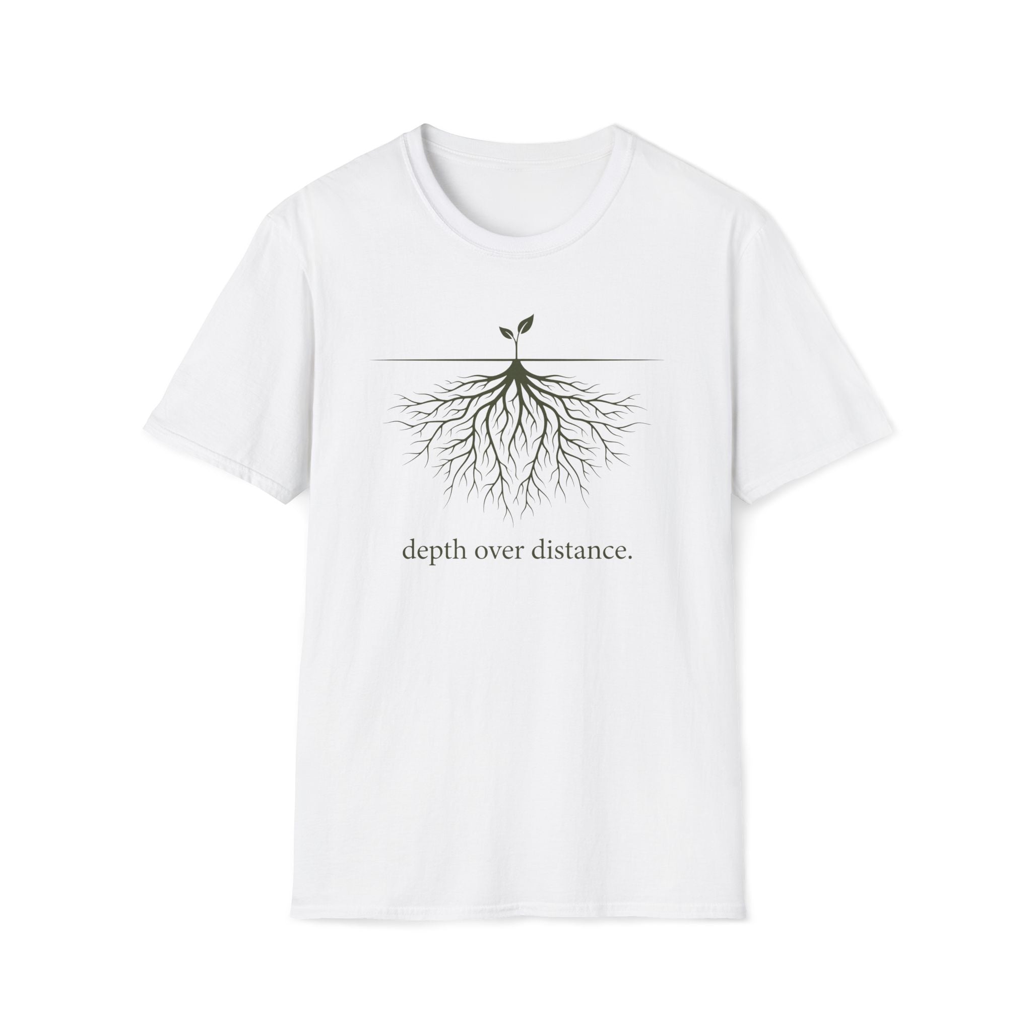 depth over distance. T-Shirt