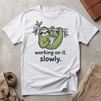 slowly working sloth. T-Shirt
