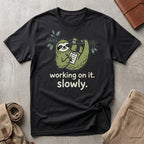 slowly working sloth. T-Shirt