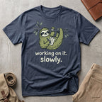 slowly working sloth. T-Shirt