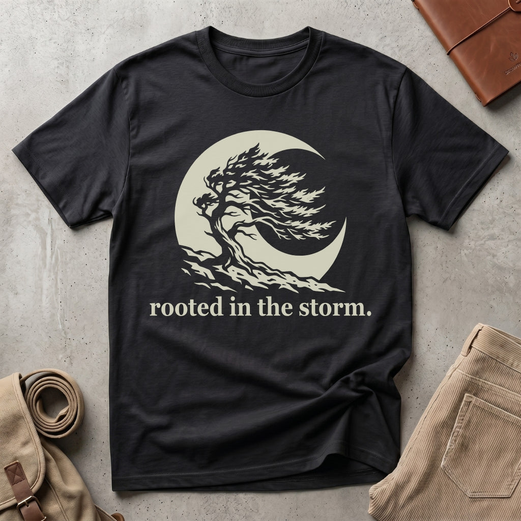 rooted in the storm. T-Shirt