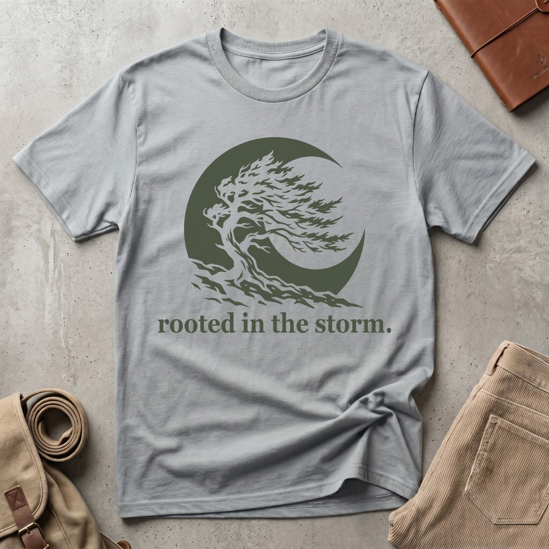 rooted in the storm. T-Shirt