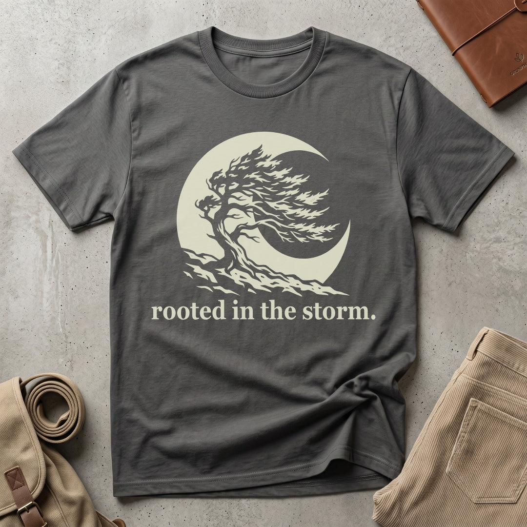 rooted in the storm. T-Shirt