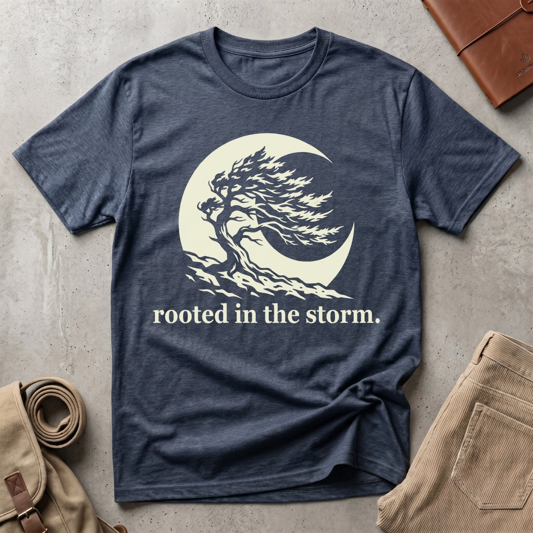 rooted in the storm. T-Shirt