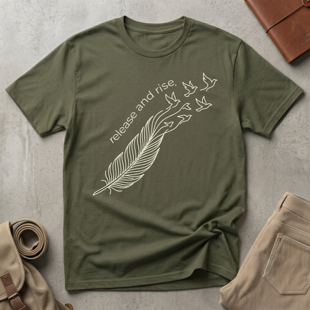 release and rise. T-Shirt