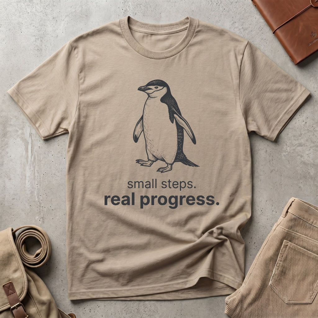 small steps. real progress. T-Shirt