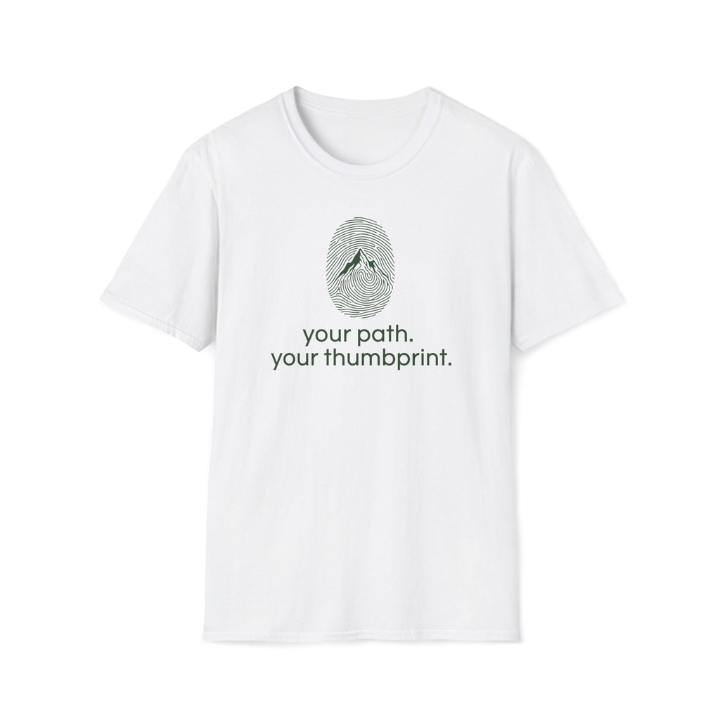 your path your thumbprint. T-Shirt