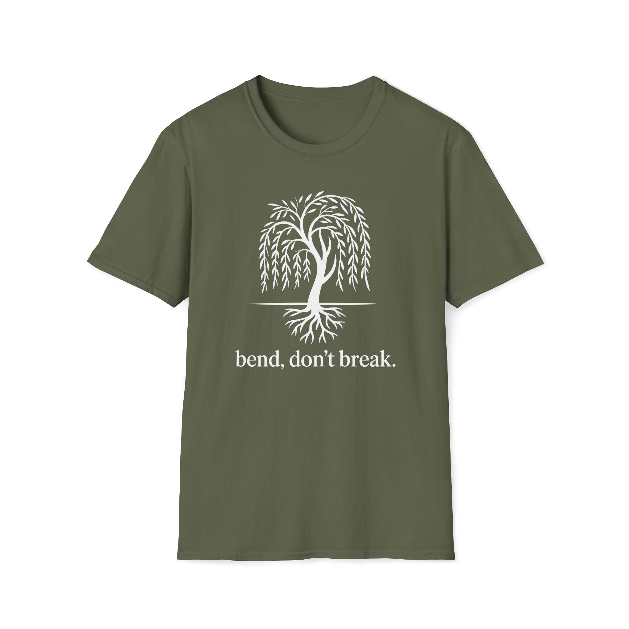 Bend, don't break. T-Shirt